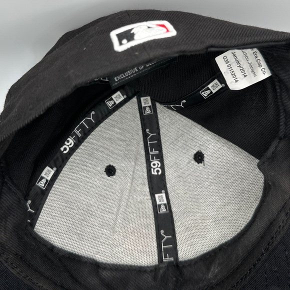 NEW ERA 59FIFTY MLB Toronto Blue Jays Black Hat 2014 - 6 5/8 Fitted Baseball Cap - Picture 10 of 10